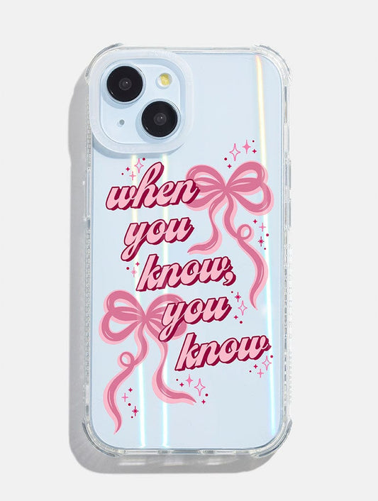 When You Know You Know Shock iPhone Case