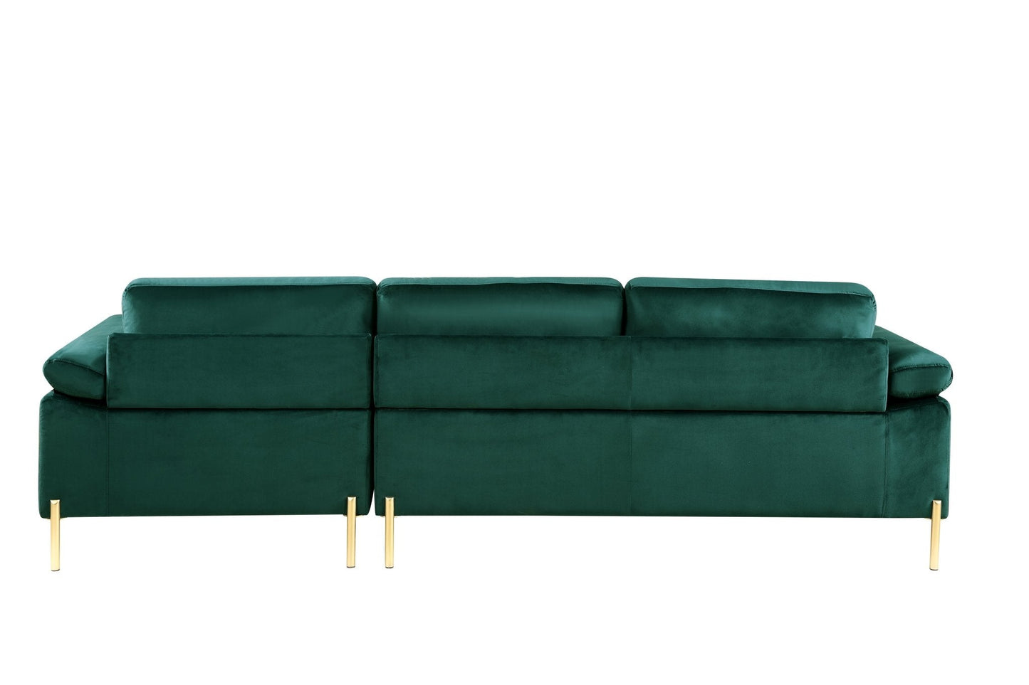 Whisper L-Shaped Sectional Sofa with Pillow Top Arms and Chaise