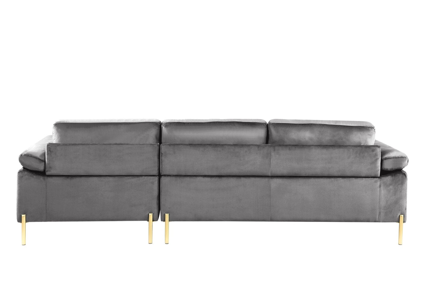 Whisper L-Shaped Sectional Sofa with Pillow Top Arms and Chaise