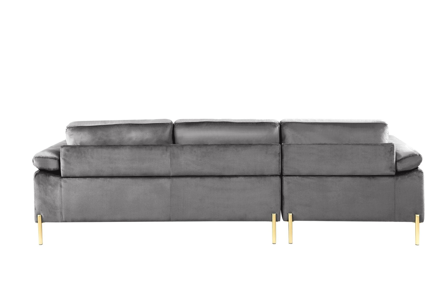Whisper L-Shaped Sectional Sofa with Pillow Top Arms and Chaise