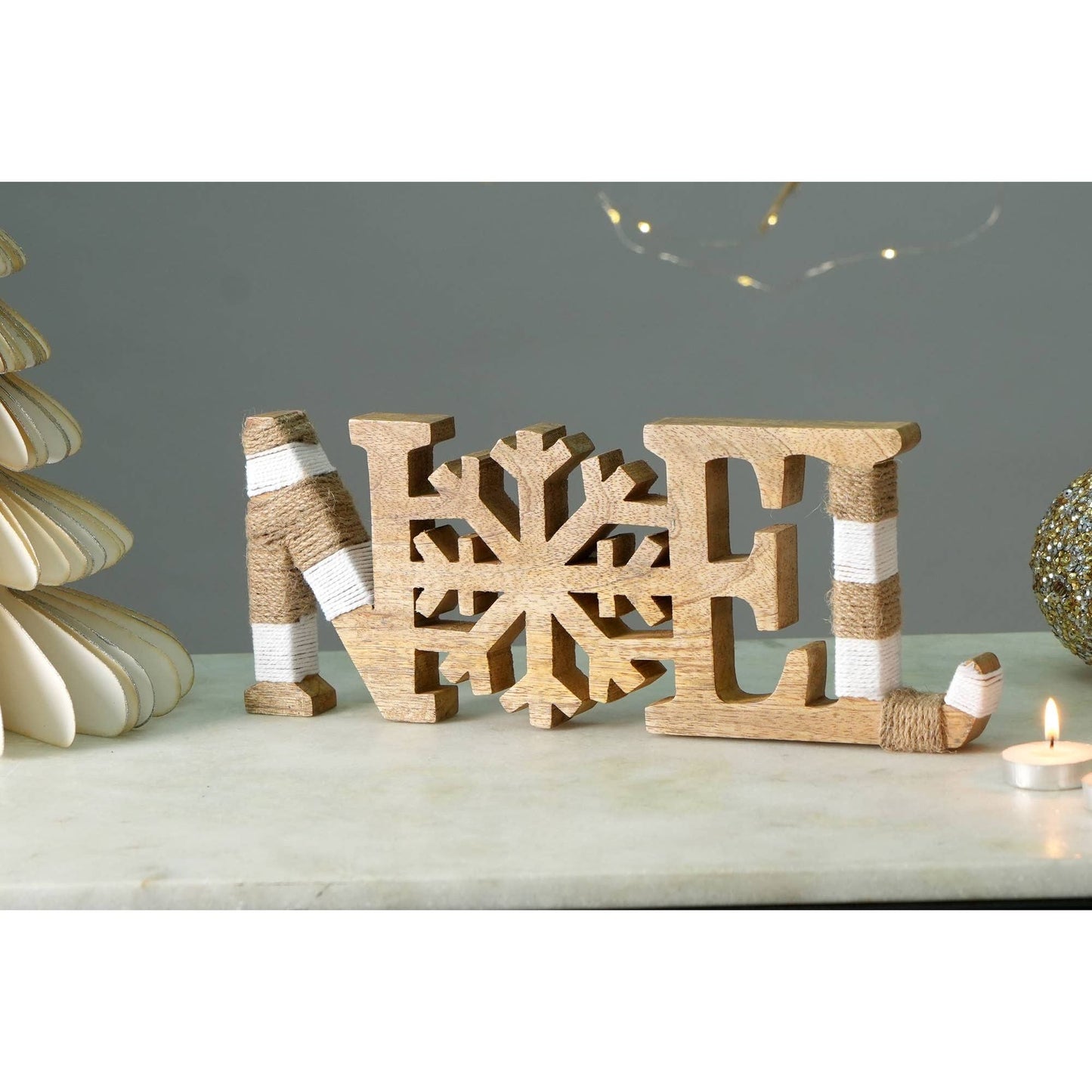 Noel Wooden Table Top Letter