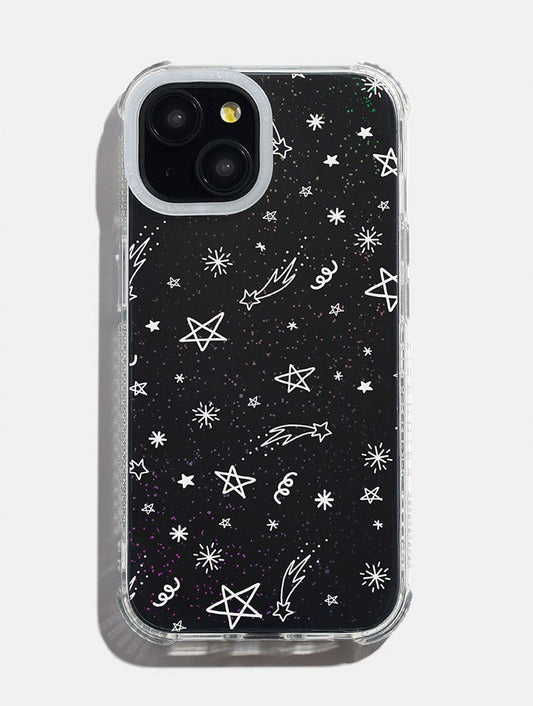 White Celestial Shock iPhone Case