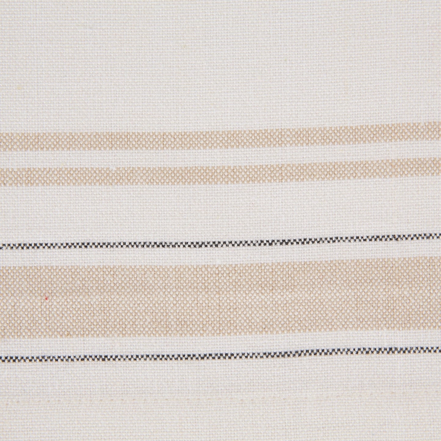 White Chambray French Stripe Placemats, Set Of 6