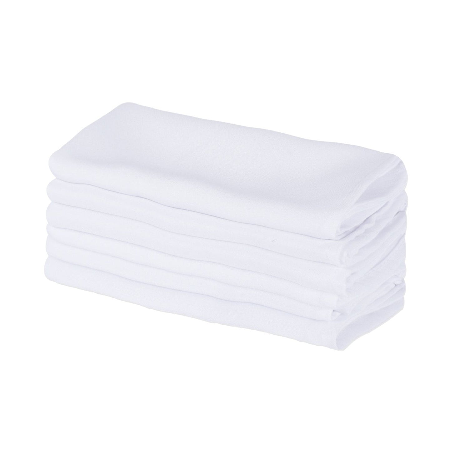 White Commercial Quality 18"X18" Napkins, Set Of 6