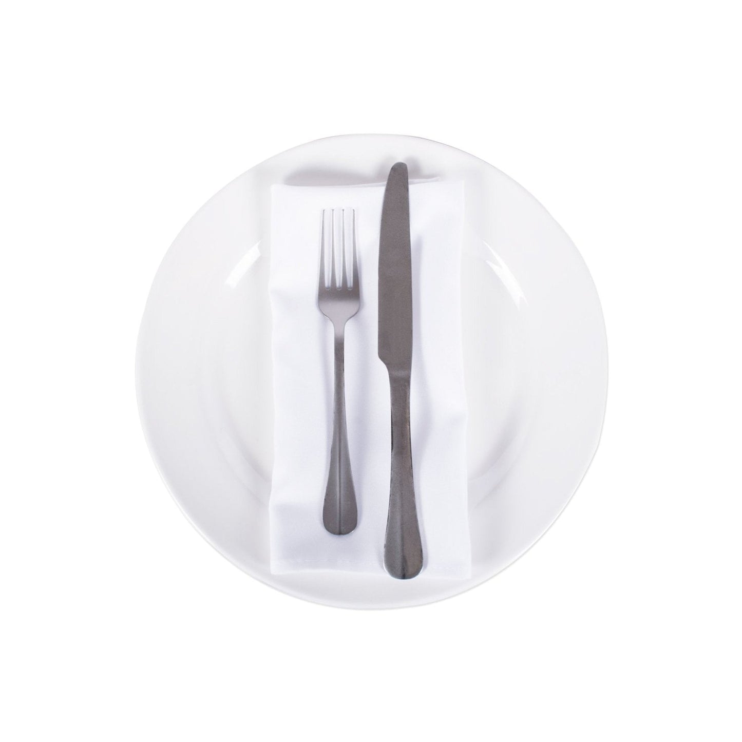 White Commercial Quality 18"X18" Napkins, Set Of 6