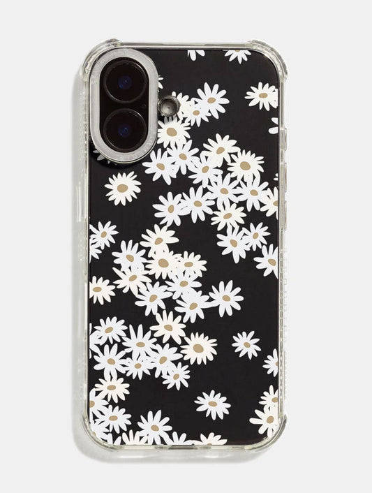 White Ditsy Daisy Shock iPhone Case