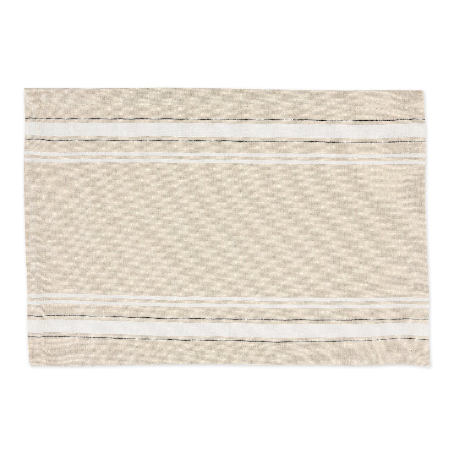 White French Stripe Placemats, Set Of 6
