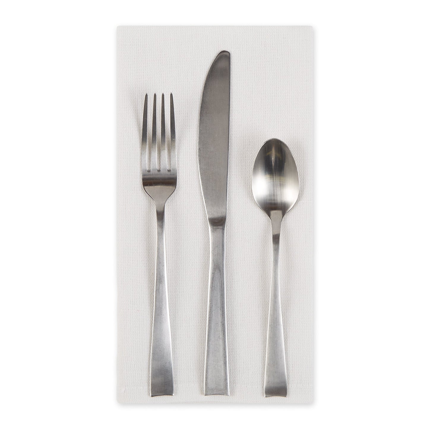 White Solid Napkins, Set Of 6