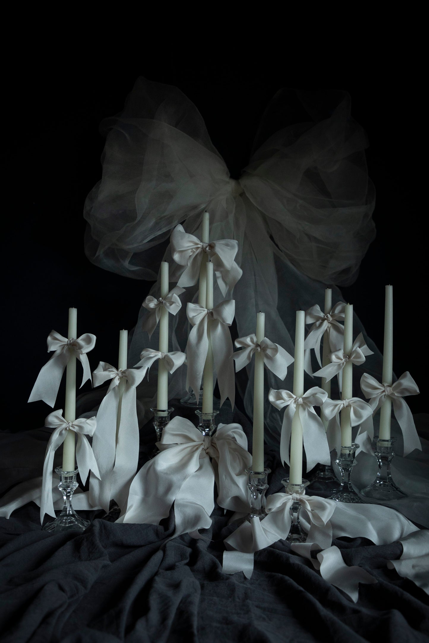 Antique White Silk Ribbon