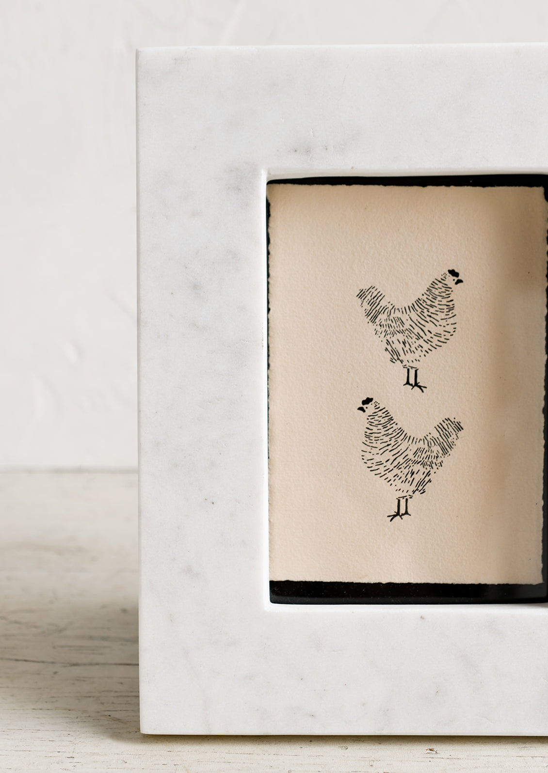 White Marble Picture Frame