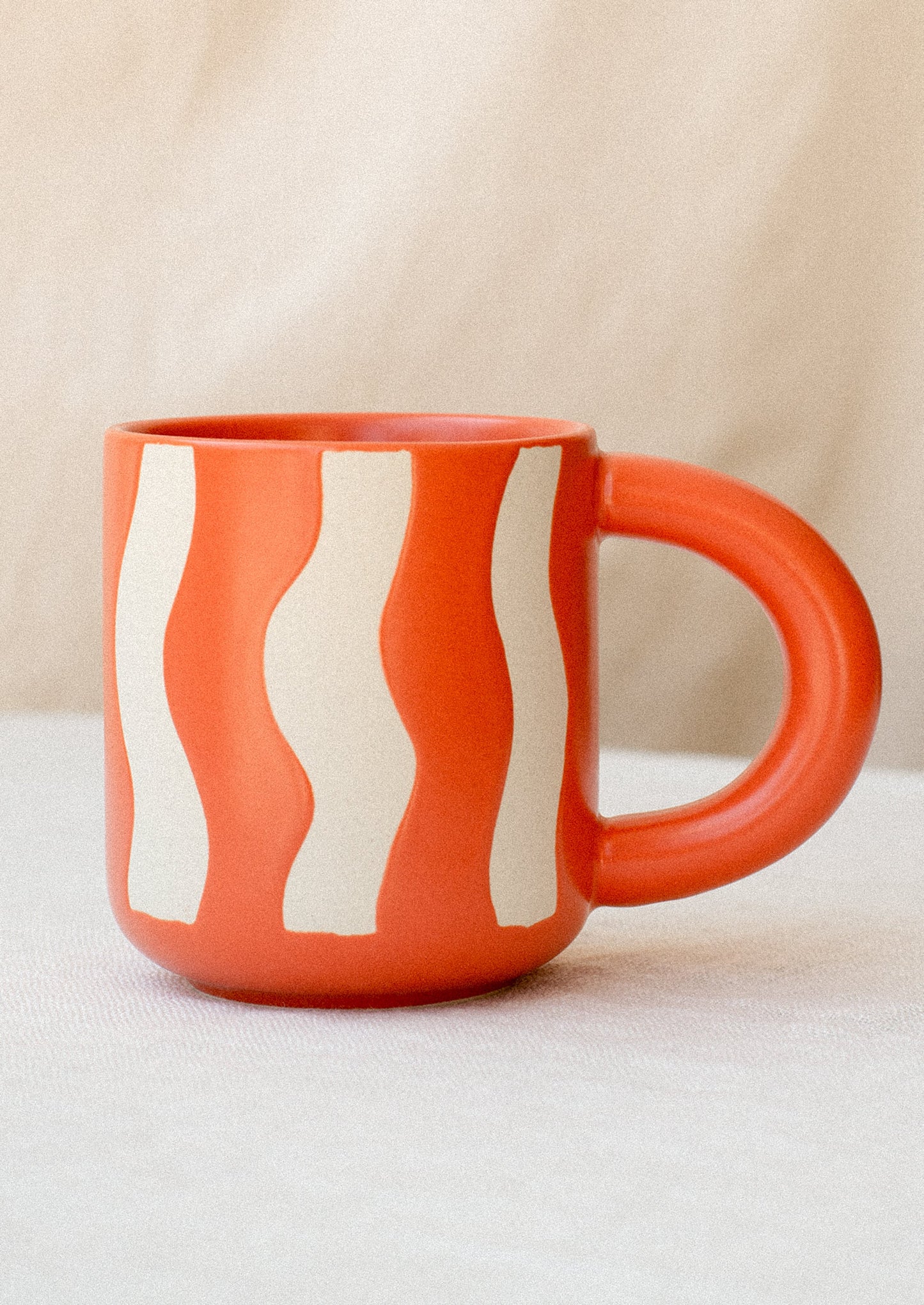 Wavy Stripe Ceramic Mug