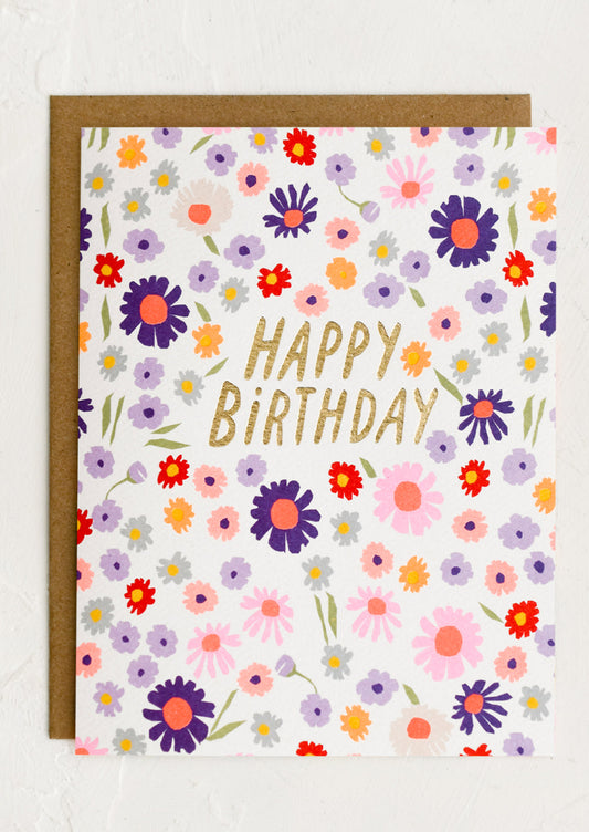 Wild Daisies Birthday Card