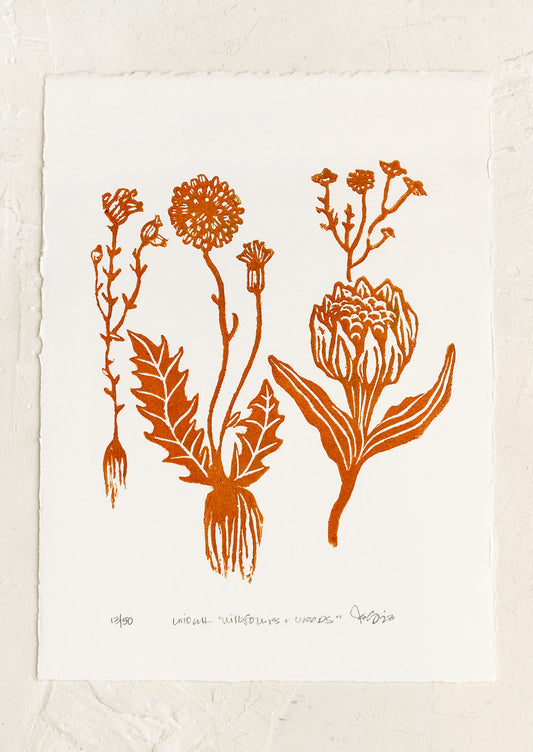 Wildflowers & Weeds Print