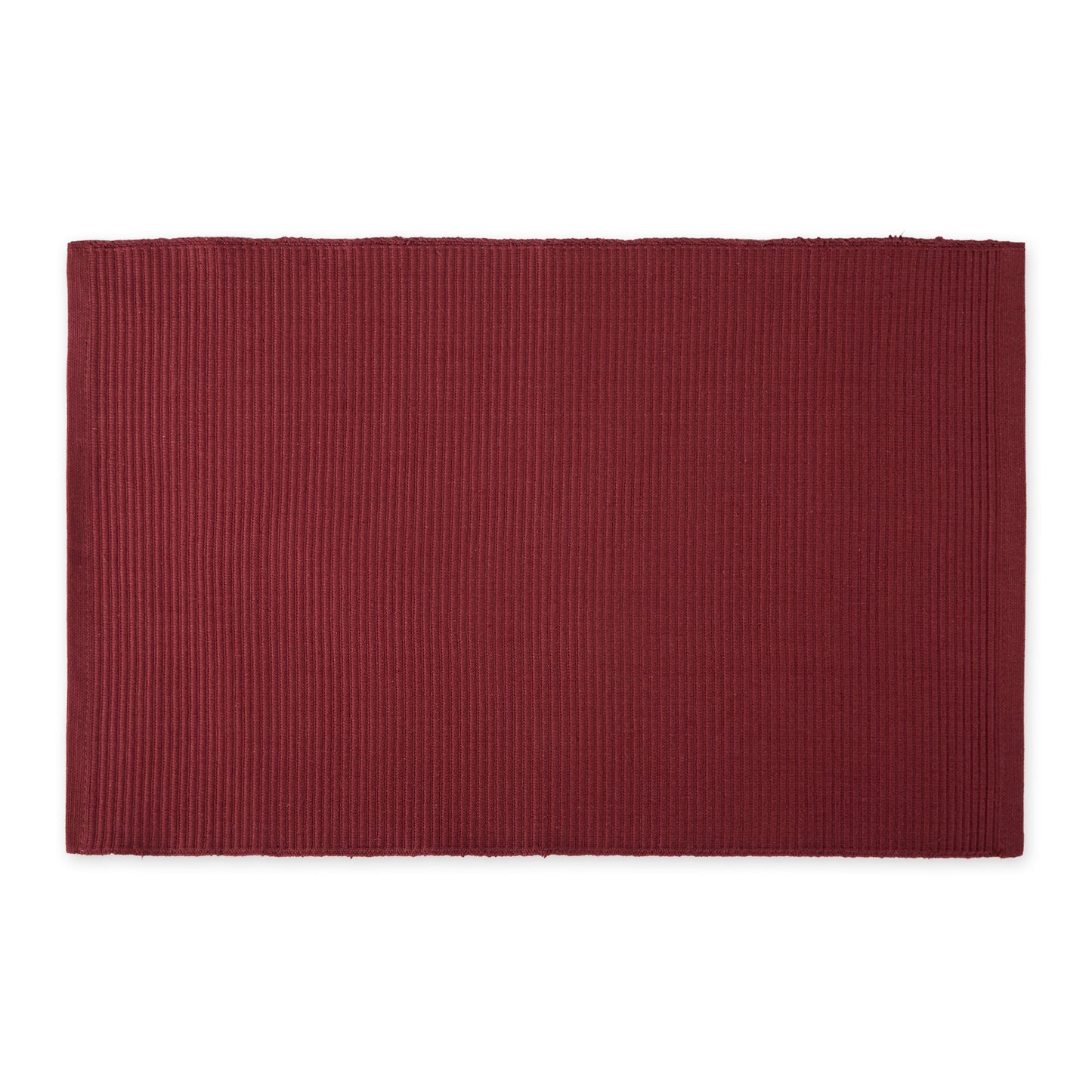 Wine Ribbed Placemats, Set Of 6