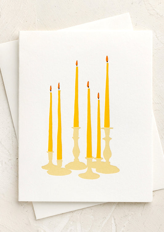Winter Candlelight Card