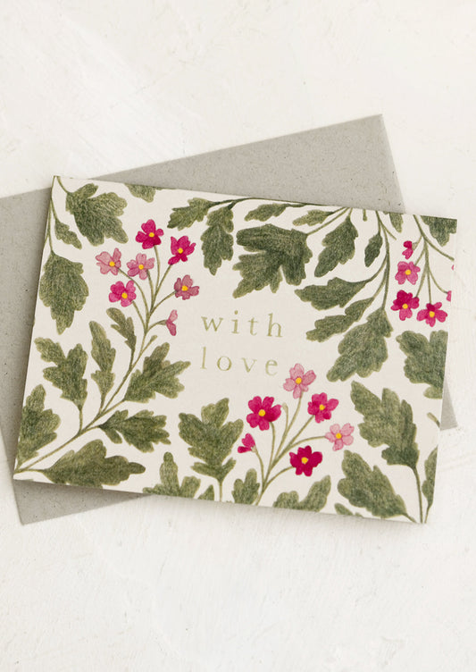 With Love Mini Card