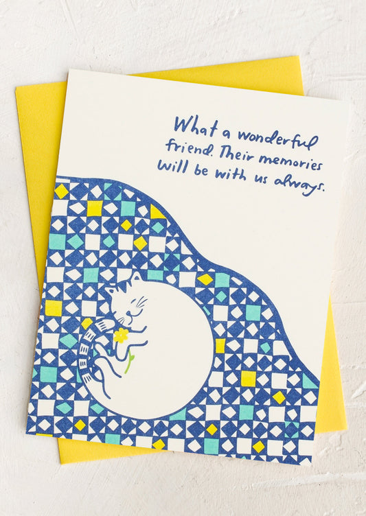 Pet Friend Memories Card
