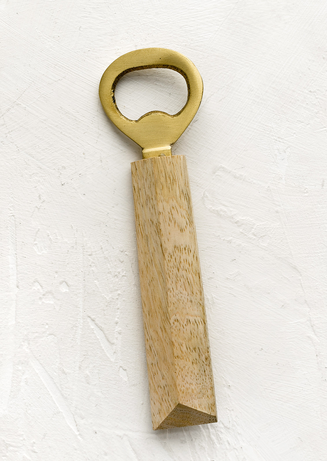 Wood & Brass Bottle Opener