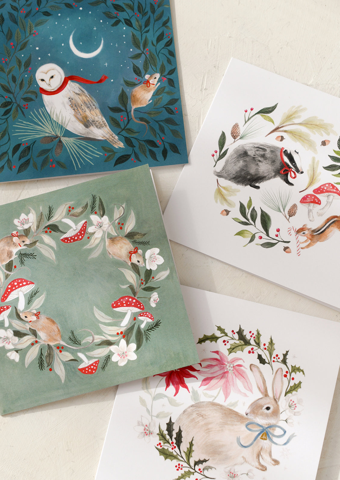 Woodland Christmas Card Set