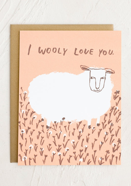 Wooly Love You Card