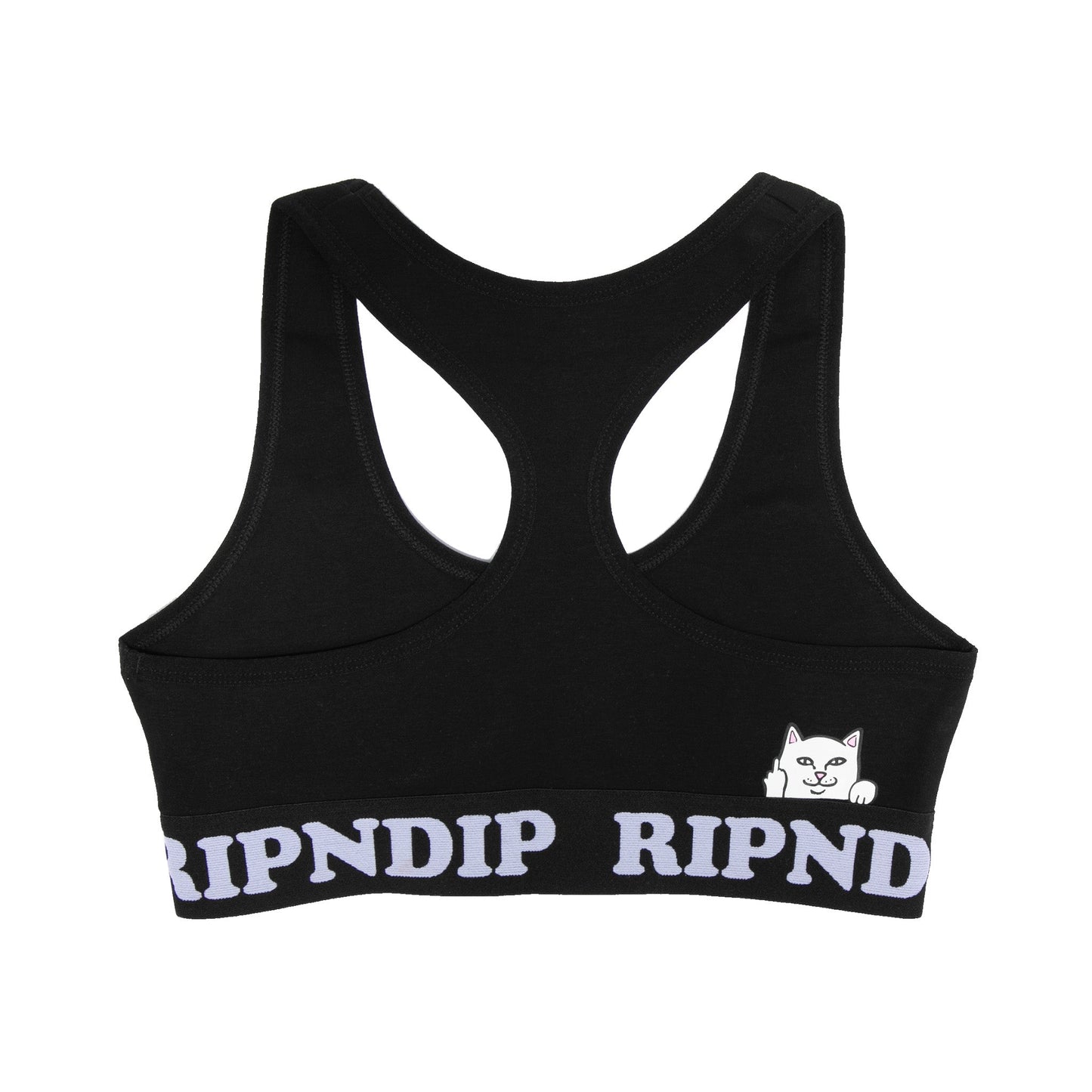 Peeking Nermal Sports Bra (Black)
