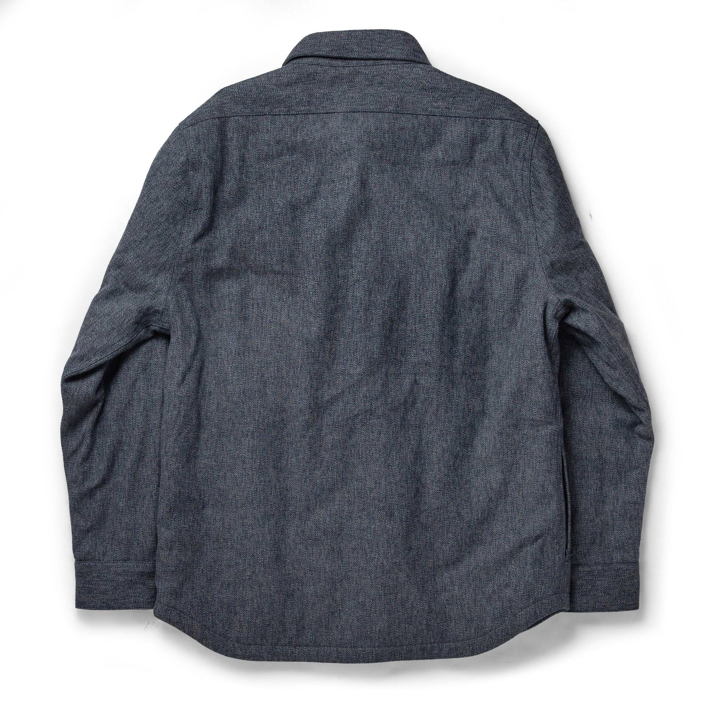 The Lined Utility Shirt in Indigo and Slate Twill