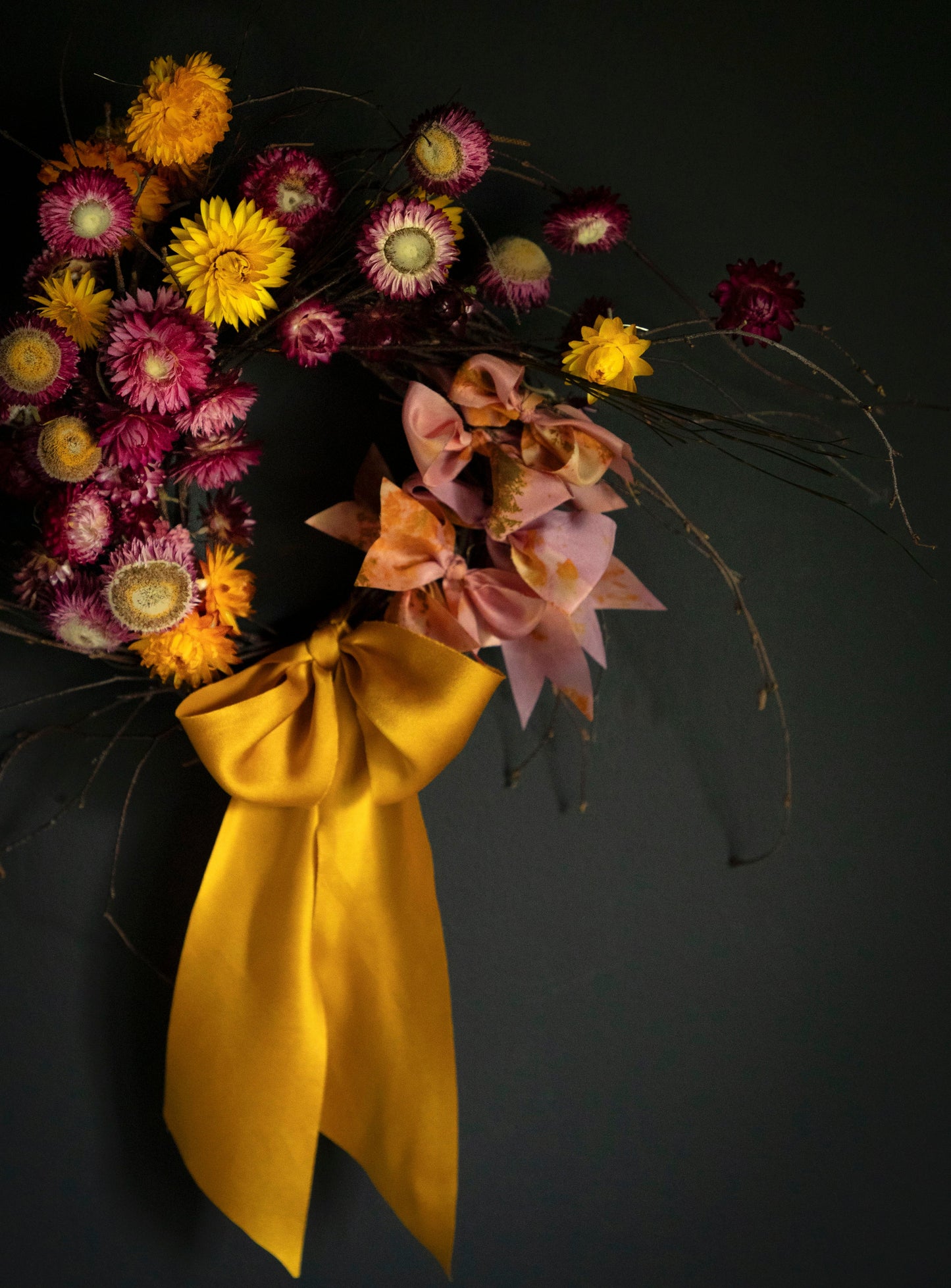 Marigold {SATIN} Silk Ribbon / LIMITED EDITION