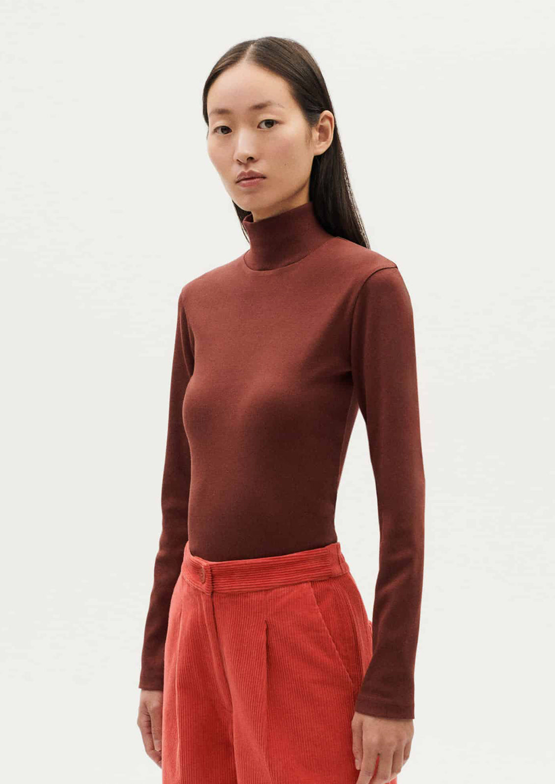 Aine Ribbed Turtleneck