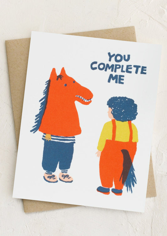 You Complete Me Card