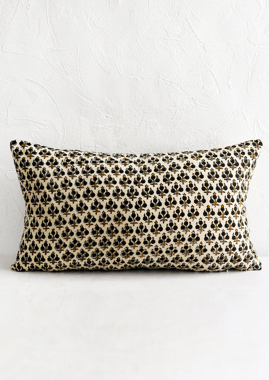 Zagreb Floral Block Print Pillow